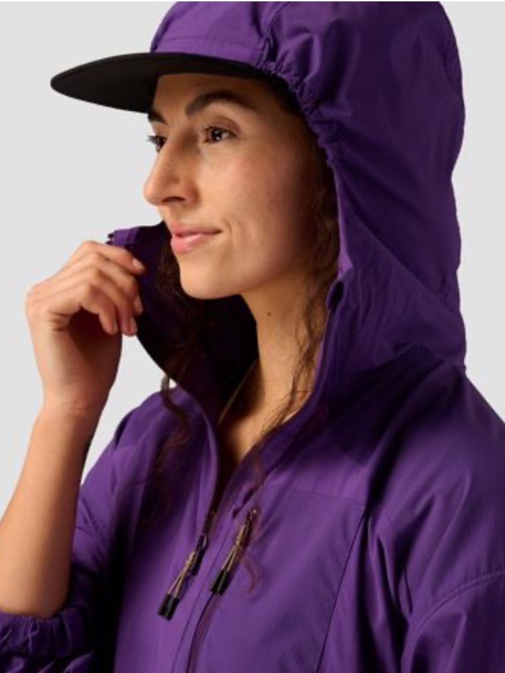 Backcountry Vibrant Purple Unisex MTN Air Anorack Waterproof Rain Jacket Large
